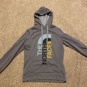 The North Face grey womens sweatshirt